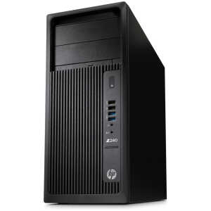 HP Workstation Z240, Refurbished Grade A Repainted, E3-1225 V5, 16GB, 250GB M.2, DVD, FreeDOS