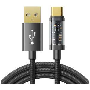 Joyroom USB - Type-C Data Cable, 3A, 1.2m, Black (S-UC027A12) - Image 3