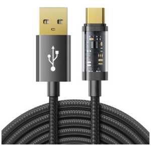 Joyroom USB - Type-C Data Cable, 3A, 2m, Black (S-UC027A20) - Image 3