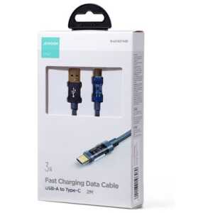 Joyroom USB - Type-C Data Cable, 3A, 2m, Blue (S-UC027A20)