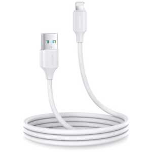 Joyroom USB - Lightning Data Cable, 2.4A, 480Mb/s, 1m, White (S-UL012A9) - Image 3