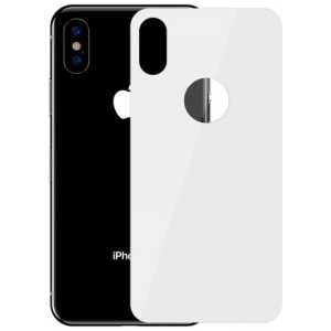 Baseus iPhone Xs 0.3 mm Full coverage curved T-Glass rear Protector White(SGAPIPH58-BM02) - Image 3