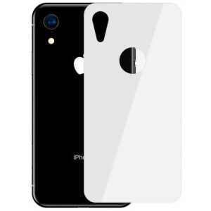 Baseus iPhone Xr 0.3 mm Full coverage curved T-Glass rear Protector White (SGAPIPH61-BM02) - Image 3