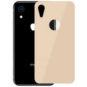 Baseus iPhone Xr 0.3 mm Full coverage curved T-Glass rear Protector Gold (SGAPIPH61-BM0V) - Image 3