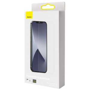 Baseus iPhone 12 Pro Max 0.3 mm Full-glass Tempered Glass (2pcs) White (SGAPIPH67N-LS02)
