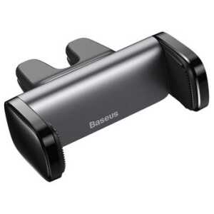 Baseus Car Mount Steel Cannon Air Outlet 360 degree rotation, Horizontal / Vertical Aluminum+ABS Black (SUGP-01) - Image 3