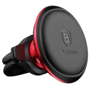 Baseus Car Mount Magnetic Car Air vent Phone Holder, Red/ Black (SUGX020009)