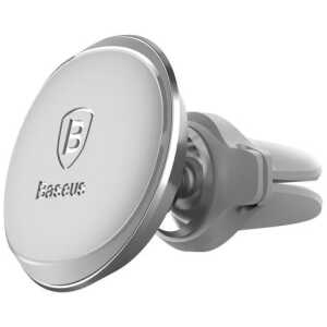 Baseus Car Mount Magnetic Car Air vent Phone Holder, White (SUGX020012) - Image 3