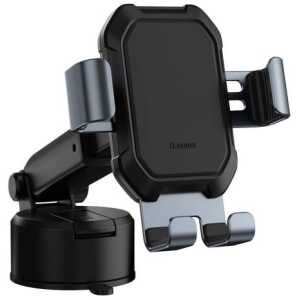 Baseus Car Mount Tank Gravity Phone holder with suction base Tarnish Black (SUYL-TK01) - Image 3
