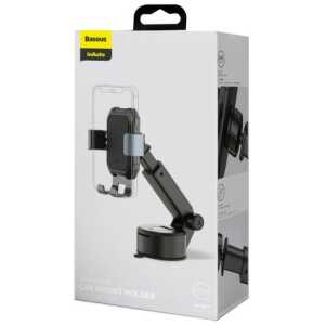Baseus Car Mount Tank Gravity Phone holder with suction base Tarnish Black (SUYL-TK01) - Image 2
