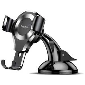 Baseus Car Mount Osculum Type Gravity Black/Silver (SUYL-XP0S) - Image 3