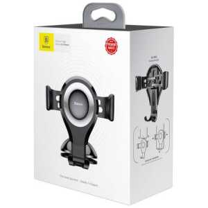 Baseus Car Mount Osculum Type Gravity Black/Silver (SUYL-XP0S) - Image 2