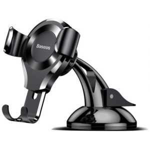 Baseus Car Mount Osculum Type Gravity Black (SUYL-XP01) - Image 3