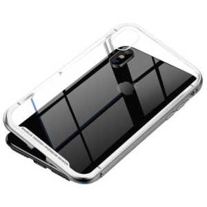 Baseus iPhone Xs case Magnetite hardware Silver (WIAPIPH58-CS0S) - Image 3