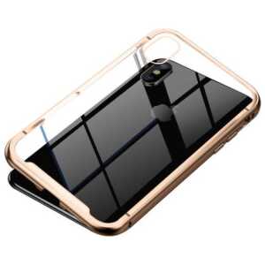 Baseus iPhone Xs case Magnetite hardware Gold (WIAPIPH58-CS0V) - Image 3