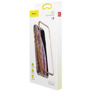 Baseus iPhone Xs Max case Magnetite hardware Gold (WIAPIPH65-CS0V)