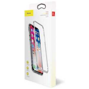 Baseus iPhone X case Magnetite hardware Silver (WIAPIPHX-CS0S)