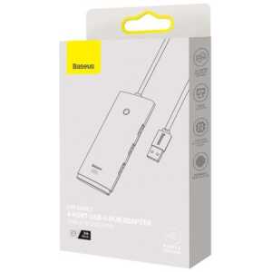 Baseus HUB Lite Series 4-in-1 adapter (USB-A to 4xUSB-A 3.0) cable 0.25m, Black (WKQX030001) - Image 2