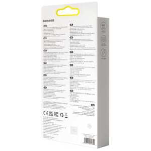Baseus HUB Metal Glam Series 5-in-1 (3xUSB-A 3.0, Type-C male, Type-C female, HDMI-A), Gray EU (WKWG020013) - Image 3