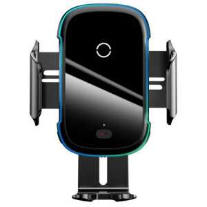 Baseus Car Mount Wireless Light Electric Electric Automatic Holder 15W Black (WXHW03-01) - Image 3