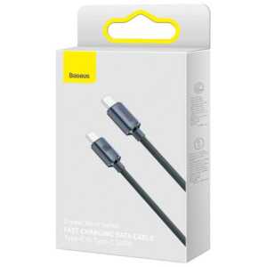 Baseus Type-C - Type-C Crystal Shine series fast charging data cable 100W 1.2m Black (CAJY000601)