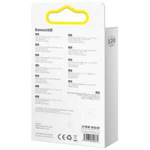 Baseus Type-C - Type-C Crystal Shine series fast charging data cable 100W 1.2m Black (CAJY000601) - Image 3
