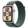 Apple Watch SE (2024) GPS 44mm Starlight Alu Case, Lake Green Sport Loop EU MXEW3