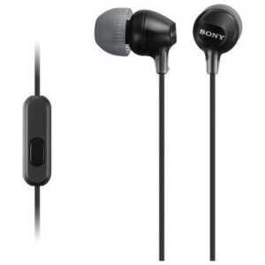 Sony MDR-EX15AP In-Ear Earphone with Microphone Black EU - Image 3