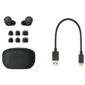 Sony WF-1000XM5 Bluetooth Wireless In-Ear Headphones, BT 5.0, TWS, Noise Cancelling, Black EU