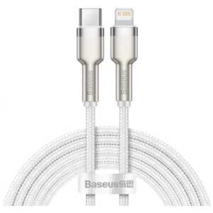 Baseus Type-C - Lightning Cafule Series Metal data cable PD 20W 2m White (CATLJK-B02) - Image 3
