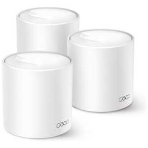 TP-Link Wi-Fi Router Deco X1500 AC1900 (3pcs), 1500Mbps, LAN/WAN, 802.11ac, Wi-Fi 6, White EU