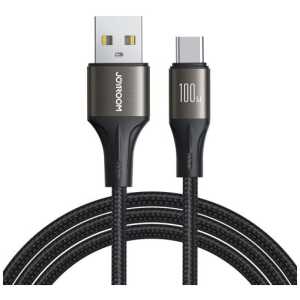 Joyroom Light-Speed Series Cable USB - Type-C, 100W, 1.2m, Black (S-A25) - Image 3
