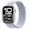 Apple Watch Series 10 GPS 46mm Silver Alu case, Blue Cloud Sport Loop EU MWWN3