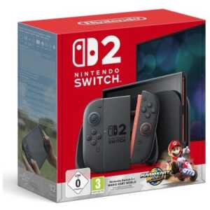 Nintendo Switch 2 Console Set with Joy-Con + Mario Kart World, Black EU