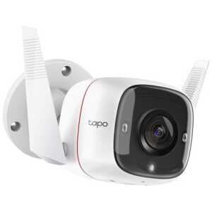 TP-Link Camera Tapo TC65 Wi-Fi Outdoor Security Pan/Tilt, 2K 3MP, Night Vision, White EU