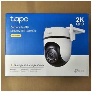 [Outlet Grade A] TP-Link Camera Tapo C520WS Wi-Fi Outdoor Securtiy Pan/Tilt, 2K QHD 3MP, Night Vision, 360 Degrees, White EU