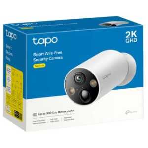 TP-Link Camera Tapo C425 Wireless Outdoor Security, 2K QHD 4MP, AI, Night Vision, IP66, White EU