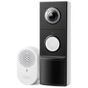 TP-Link Smart Video Doorbell Tapo 235 Kit, Wireless, 2K 5MP, IP65, Black EU