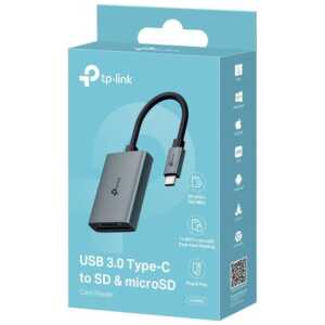 TP-Link Adapter UA430C Type-C to SD & Micro SD Card Reader, Black EU