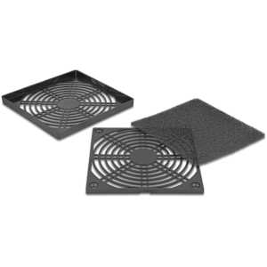 DELOCK σχάρα για 120mm ανεμιστήρα 67313 με φίλτρο σκόνης, πλαστική, μαύρη - Image 2