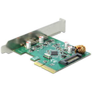 DELOCK κάρτα επέκτασης PCI Express x4 σε 2x USB-C 90397, 10 Gbps - Image 3