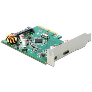 DELOCK κάρτα επέκτασης PCI Express x4 σε 2x USB-C 90397, 10 Gbps - Image 4