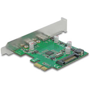DELOCK κάρτα επέκτασης PCIe x1 σε 2x USB-C 90493, 5Gbps - Image 2