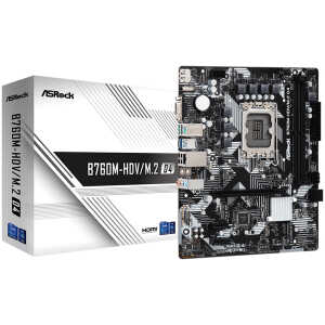 ASROCK μητρική B760M-HDV/M.2 D4, 2x DDR4, s1700, USB 3.2 Gen1, mATX - Image 3