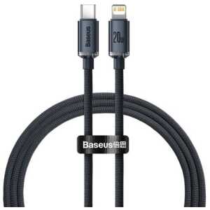 Baseus Type-C - Lightning cable, Crystal Shine Series Fast Charging Data Cable 20W 1.2m Black (CAJY000201) - Image 3