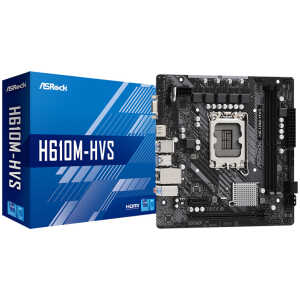 ASROCK μητρική H610M-HVS, 2x DDR4, s1700, USB 3.2 Gen1, mATX - Image 4