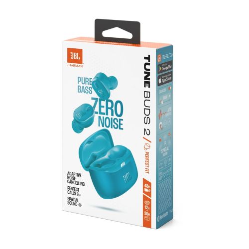 JBL Tune Buds 2 TWS Bluetooth Wireless In-Ear Earbuds Teal EU