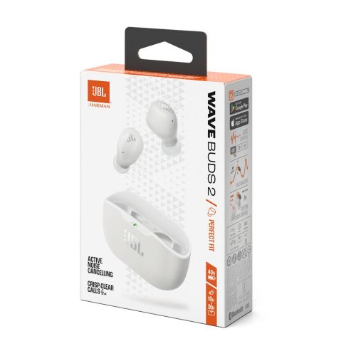 JBL Wave Buds 2 TWS Bluetooth Wireless In-Ear Earbuds White EU