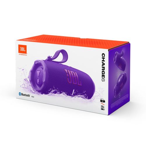 JBL Charge 6 Bluetooth Wireless Speaker Purple EU - Image 2