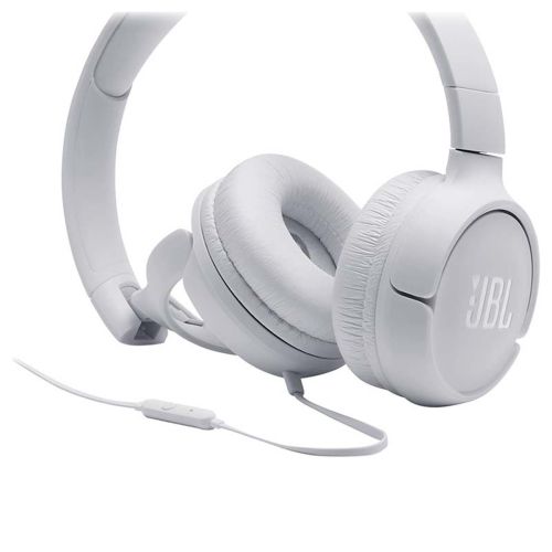 JBL Tune 500 On-Ear Headphones White EU - Image 3